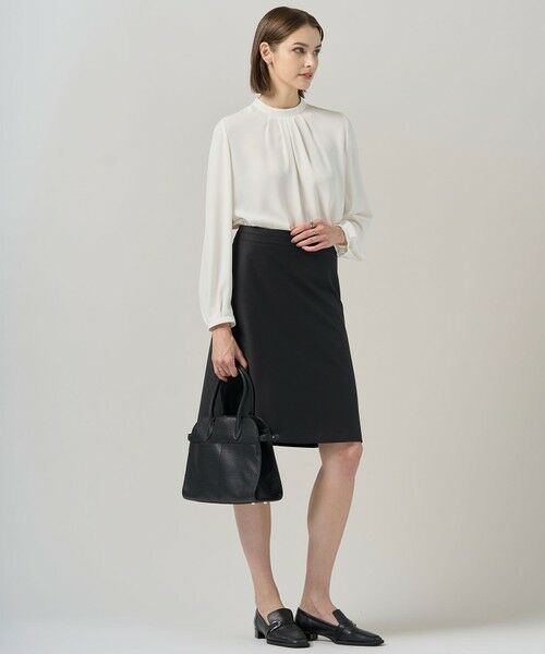 ICB / アイシービー シャツ・ブラウス | 【接触冷感・UVケア・速乾・洗える】BackSatinAmunzen ハイネックブラウス | 詳細2