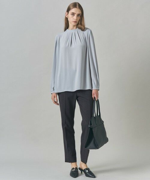 ICB / アイシービー シャツ・ブラウス | 【接触冷感・UVケア・速乾・洗える】BackSatinAmunzen ハイネックブラウス | 詳細6