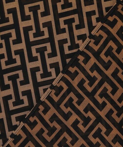 ICB / アイシービー シャツ・ブラウス | 【30th ANNIVERSARY】 モノグラムプリントシフォン バンドカラーブラウス | 詳細11