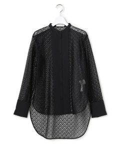 ICB / アイシービー シャツ・ブラウス | 【WEB＆一部店舗限定】SustainableLace バンドカラー ブラウス