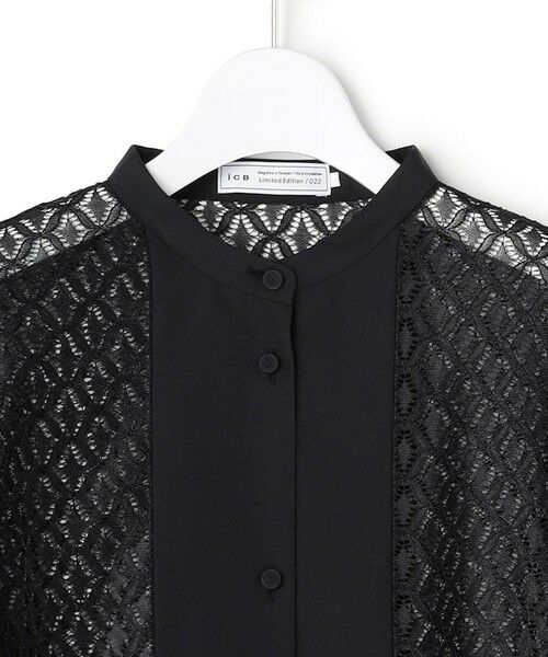 ICB / アイシービー シャツ・ブラウス | 【WEB＆一部店舗限定】SustainableLace バンドカラー ブラウス | 詳細2