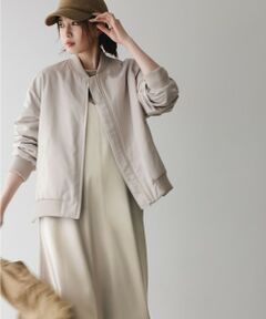 ICB / アイシービー ブルゾン | 【洗える】 マットサテン MA-1ブルゾン