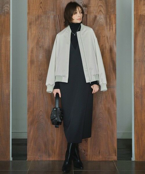 ICB / アイシービー ブルゾン | 【洗える】 マットサテン MA-1ブルゾン | 詳細2