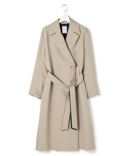 ICB/アイシービー 【WEB&一部店舗限定】SerikaWorsted トレンチコート ベージュカーキ系 0 ICB/アイシービー 【WEB&一部店舗限定】SerikaWorsted トレンチコート ベージュカーキ系 0