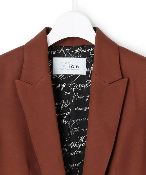ICB / アイシービー テーラードジャケット | 【30th ANNIVERSARY】ヴィスコースウールツイル ピークドラペルジャケット | 詳細3