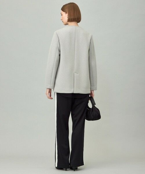 ICB / アイシービー ノーカラージャケット | 【洗える】コンパクトWフェイス ノーカラージャケット | 詳細5