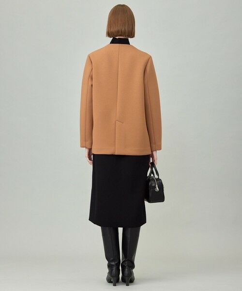 ICB / アイシービー ノーカラージャケット | 【洗える】コンパクトWフェイス ノーカラージャケット | 詳細8