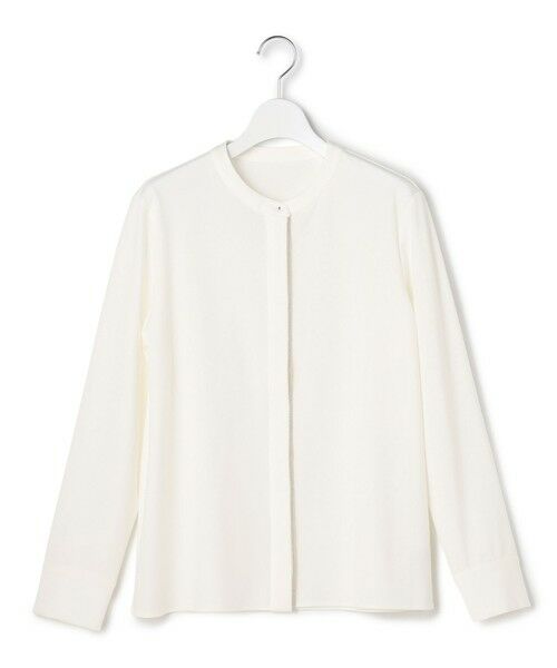 ICB / アイシービー カットソー | 【洗える】 コンパクトモクロディ バンドカラーカットソー | 詳細5