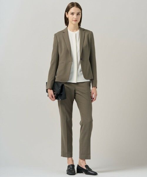 ICB / アイシービー カットソー | 【洗える】 コンパクトモクロディ バンドカラーカットソー | 詳細4