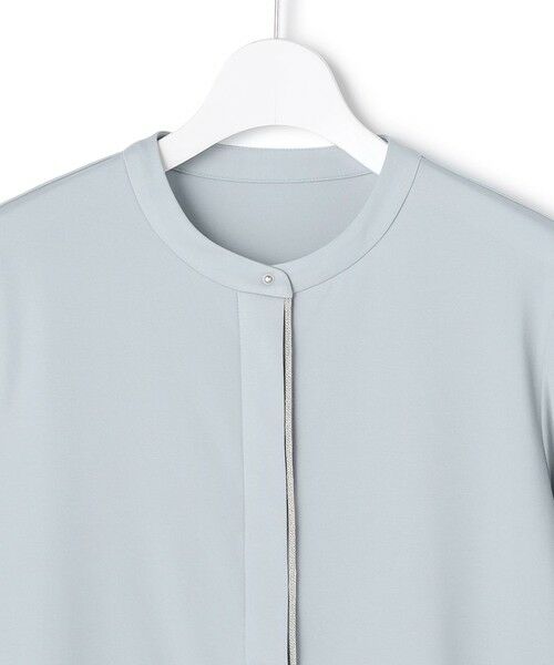 ICB / アイシービー カットソー | 【洗える】 コンパクトモクロディ バンドカラーカットソー | 詳細11