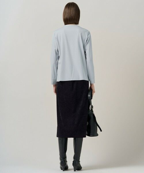 ICB / アイシービー カットソー | 【洗える】 コンパクトモクロディ バンドカラーカットソー | 詳細8