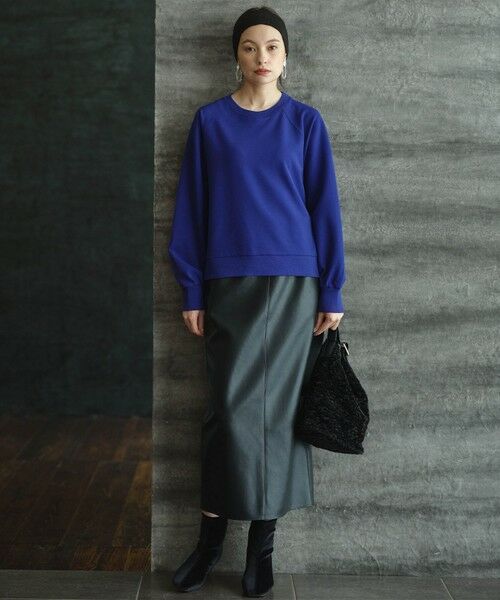 ICB / アイシービー カットソー | 【洗える】ジョーゼットジャージー  ドルマンスリーブプルオーバー | 詳細6