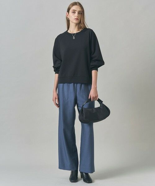 ICB / アイシービー カットソー | 【洗える】ジョーゼットジャージー  ドルマンスリーブプルオーバー | 詳細9