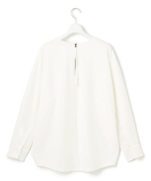 ICB / アイシービー カットソー | 【洗える】ジョーゼットジャージー 異素材コンビプルオーバー | 詳細4