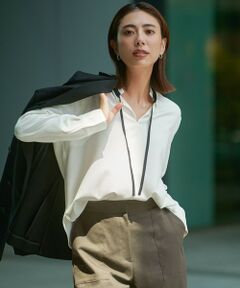 ICB / アイシービー カットソー | マラボーテＷジョーゼット バイカラーナロータイカットソー