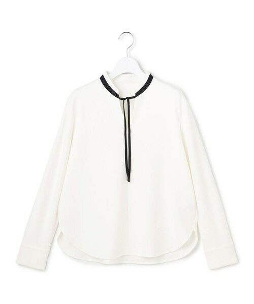 ICB / アイシービー カットソー | マラボーテＷジョーゼット バイカラーナロータイカットソー | 詳細8