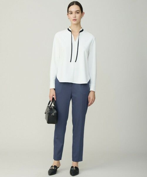 ICB / アイシービー カットソー | マラボーテＷジョーゼット バイカラーナロータイカットソー | 詳細5