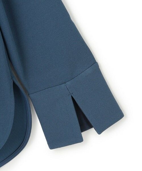 ICB / アイシービー カットソー | マラボーテWジョーゼット ボウタイ付きシャツカラートップス | 詳細14