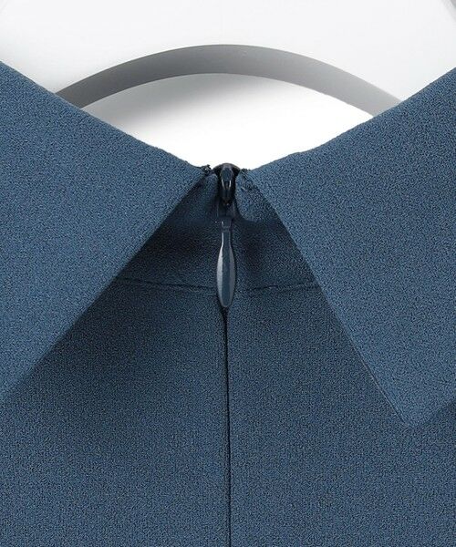 ICB / アイシービー カットソー | マラボーテWジョーゼット ボウタイ付きシャツカラートップス | 詳細16