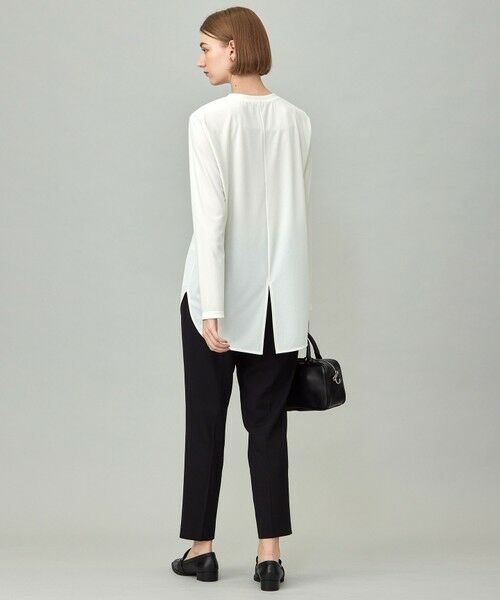 ICB / アイシービー カットソー | 【マシンウォッシャブル可】ライトトリコット バックスリット入り長袖プルオーバー | 詳細13