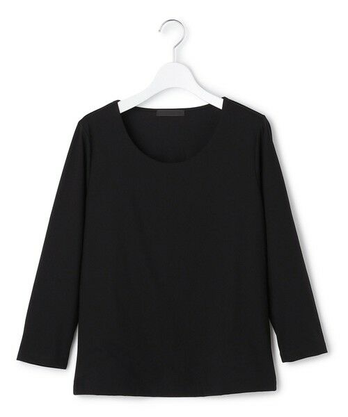 ICB / アイシービー カットソー | 【速乾・UVケア・接触冷感・洗える】 スーペリアジャージー Uネックカットソー(ブラック系)