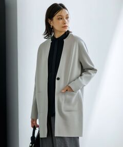 ICB / アイシービー カーディガン・ボレロ | 【洗える】 アセテートミラノ ロングカーディガン