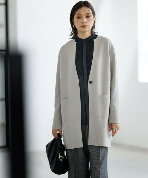 ICB / アイシービー カーディガン・ボレロ | 【洗える】 アセテートミラノ ロングカーディガン | 詳細6
