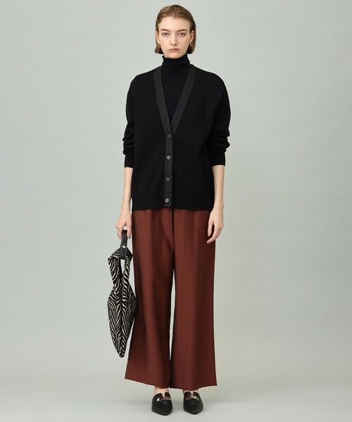 ICB / アイシービー カーディガン・ボレロ | 【洗える】 ウールテンセルミニブークレ カーディガン | 詳細13