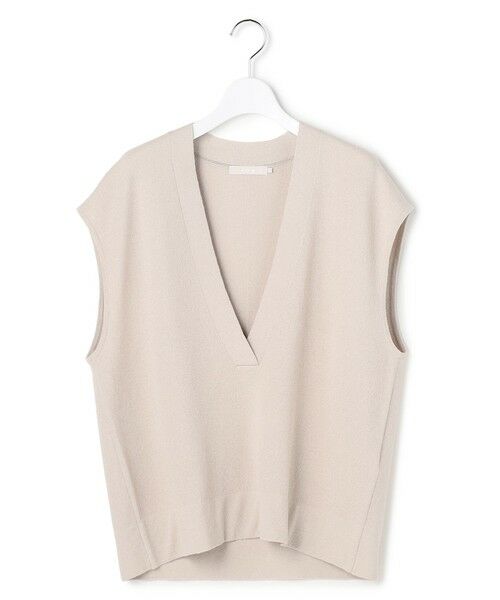 ICB / アイシービー ベスト | 【洗える】 ウールテンセルミニブークレ ニットベスト | 詳細4
