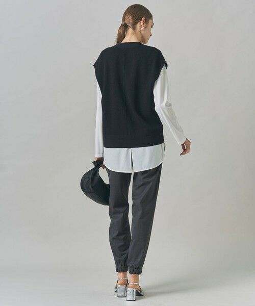 ICB / アイシービー ベスト | 【洗える】 ウールテンセルミニブークレ ニットベスト | 詳細11