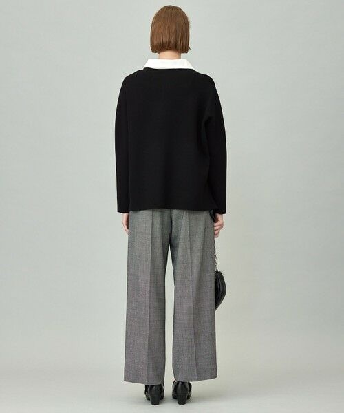 ICB / アイシービー ニット・セーター | 【洗える】 シンセティックダブルフェイス ラガーニットプルオーバー | 詳細3