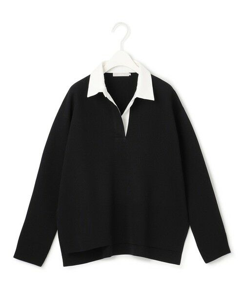 ICB / アイシービー ニット・セーター | 【洗える】 シンセティックダブルフェイス ラガーニットプルオーバー | 詳細4