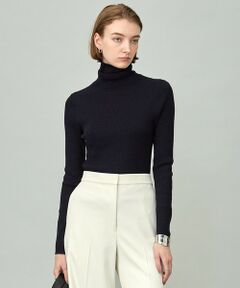 ICB / アイシービー ニット・セーター | 【新色追加】エクストラファインメリノリブ タートルネックプルオーバー