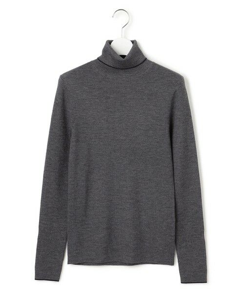 ICB / アイシービー ニット・セーター | 【新色追加】エクストラファインメリノリブ タートルネックプルオーバー | 詳細7