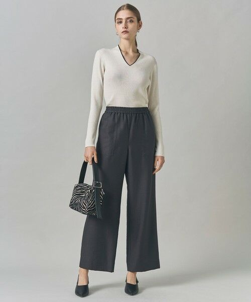 ICB / アイシービー ニット・セーター | 【新色追加】 エクストラファインメリノリブ Vネックプルオーバー | 詳細2