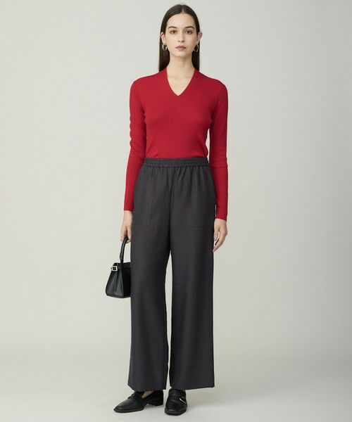 ICB / アイシービー ニット・セーター | 【新色追加】 エクストラファインメリノリブ Vネックプルオーバー | 詳細27