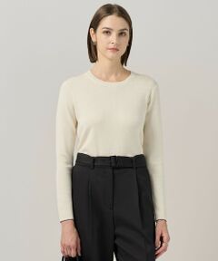 ICB / アイシービー ニット・セーター | 【洗える】 エクストラファインメリノ クルーネックプルオーバー