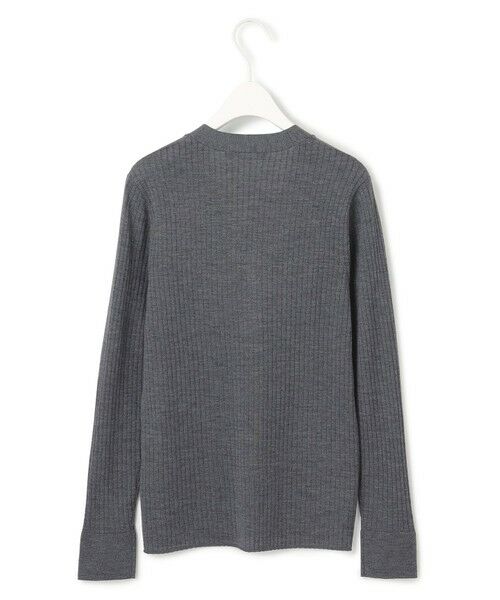 ICB / アイシービー ニット・セーター | 【洗える】エクストラファインメリノリブ ヘンリーネック プルオーバー | 詳細8