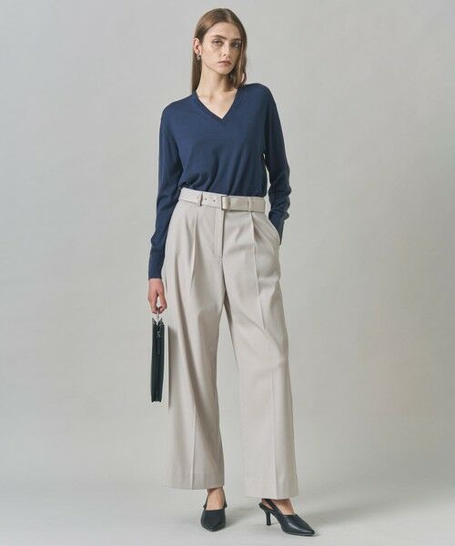 ICB / アイシービー ニット・セーター | 【洗える】コンパクトファインウール Vネックニット | 詳細14