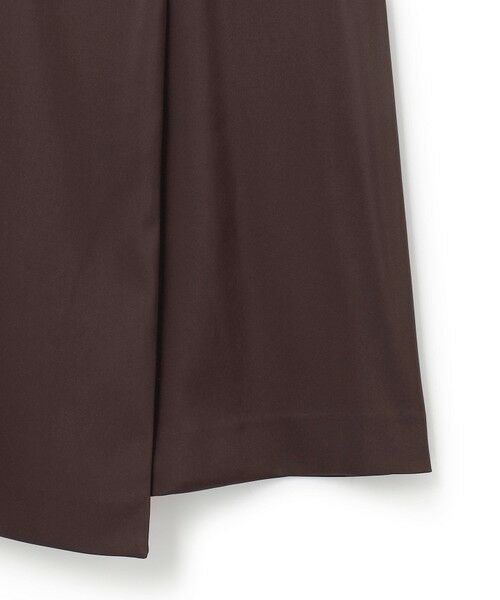 ICB / アイシービー ロング・マキシ丈ワンピース | 【洗える】ストレッチダブルサテン テーラーカラー ラップワンピース | 詳細10