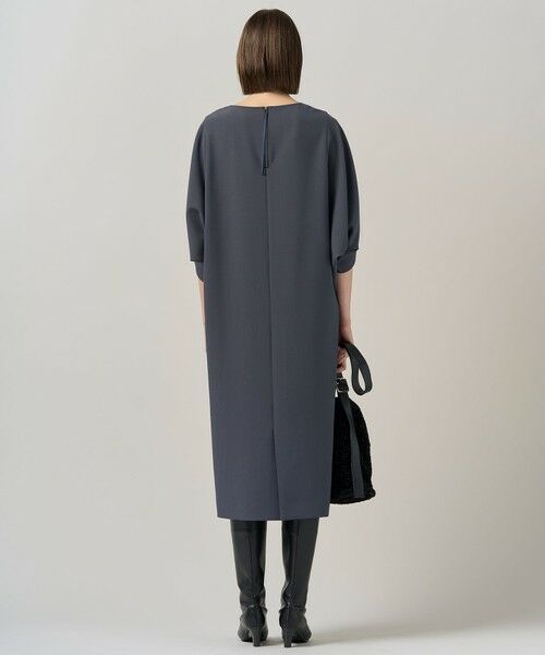 ICB / アイシービー ロング・マキシ丈ワンピース | 【洗える】 ウールライクストレッチ ドルマンスリーブワンピース | 詳細4