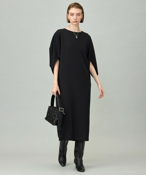 ICB / アイシービー ロング・マキシ丈ワンピース | 【洗える】 ウールライクストレッチ ドルマンスリーブワンピース | 詳細9