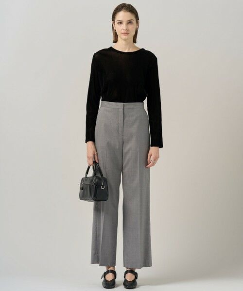 ICB / アイシービー その他パンツ | 【洗える】T/Wブロード ワイドストレートパンツ | 詳細6