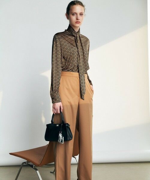 ICB / アイシービー その他パンツ | 【洗える】T/Wブロード ワイドストレートパンツ | 詳細13