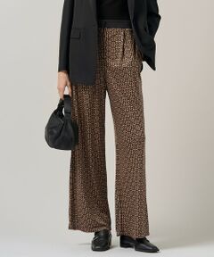 ICB / アイシービー その他パンツ | 【30th ANNIVERSARY】 モノグラムプリントスムース ワイドパンツ