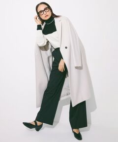 ICB / アイシービー その他パンツ | 【裏起毛】 ウォームサテン ワイドストレートパンツ