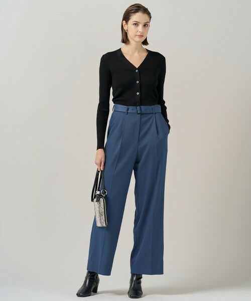 ICB / アイシービー その他パンツ | 【裏起毛】 ウォームサテン ワイドストレートパンツ | 詳細11