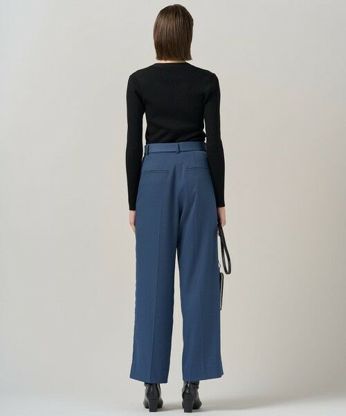 ICB / アイシービー その他パンツ | 【裏起毛】 ウォームサテン ワイドストレートパンツ | 詳細12