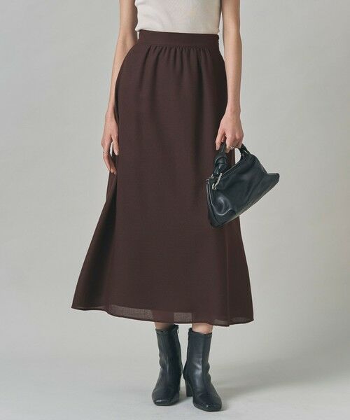 ICB/アイシービー 【洗える】 シアービエラ フレアスカート ダークブラウン系 6 ICB/アイシービー 【洗える】 シアービエラ フレアスカート ダークブラウン系 6