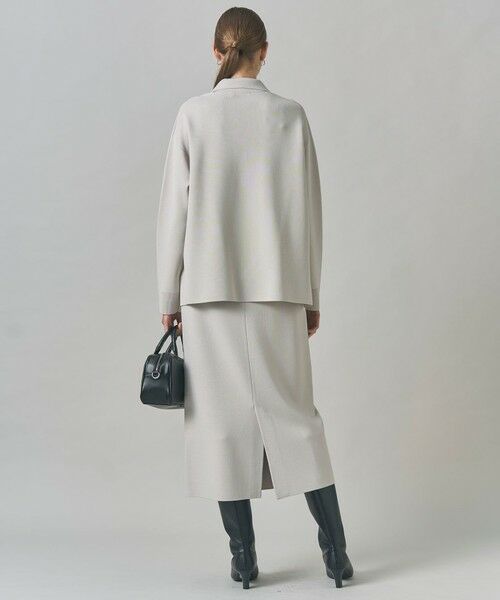 ICB / アイシービー ミニ・ひざ丈スカート | 【洗える】 シンセティックダブルフェイス ニットタイトスカート | 詳細4